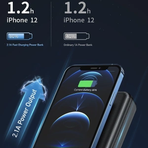 Hurtownia GSM - Powerbank AWEI P6K 20000mAh czarny/black 2xUSB/PD/microUSB - AWEI140 - {ean13} - Hurt