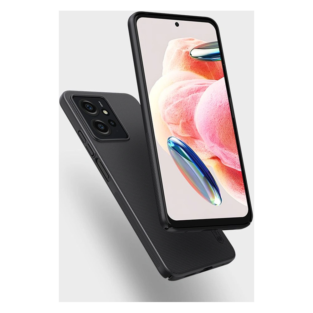 Hurtownia GSM - Etui Nillkin Frosted Shield Xiaomi Redmi Note 12 LTE Černé - NLK1085 - {ean13} - Hurt