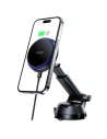 Hurtownia GSM - Auto-Halterung mit drahtlosem Ladegerät Tech-Protect MM15W-V4 Magnetic MagSafe Armaturenbrett Auto-Montage Drahtloses Ladegerät 15W Schwarz - THP1930 - {ean13} - Hurt