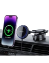 Hurtownia GSM - Upevnění do auta s bezdrátovou nabíječkou Tech-Protect MM15W-V4 Magnetic MagSafe Palubní držák do auta Bezdrátová nabíječka 15W Černá - THP1930 - {ean13} - Hurt