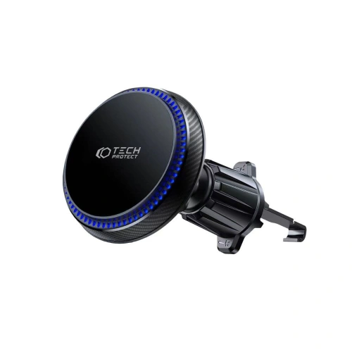 Uchwyt samochodowy z ładowarką bezprzewodową Tech-Protect MM15W-V4 Magnetic Magsafe Vent Car Mount Wireless Charger 15W Black