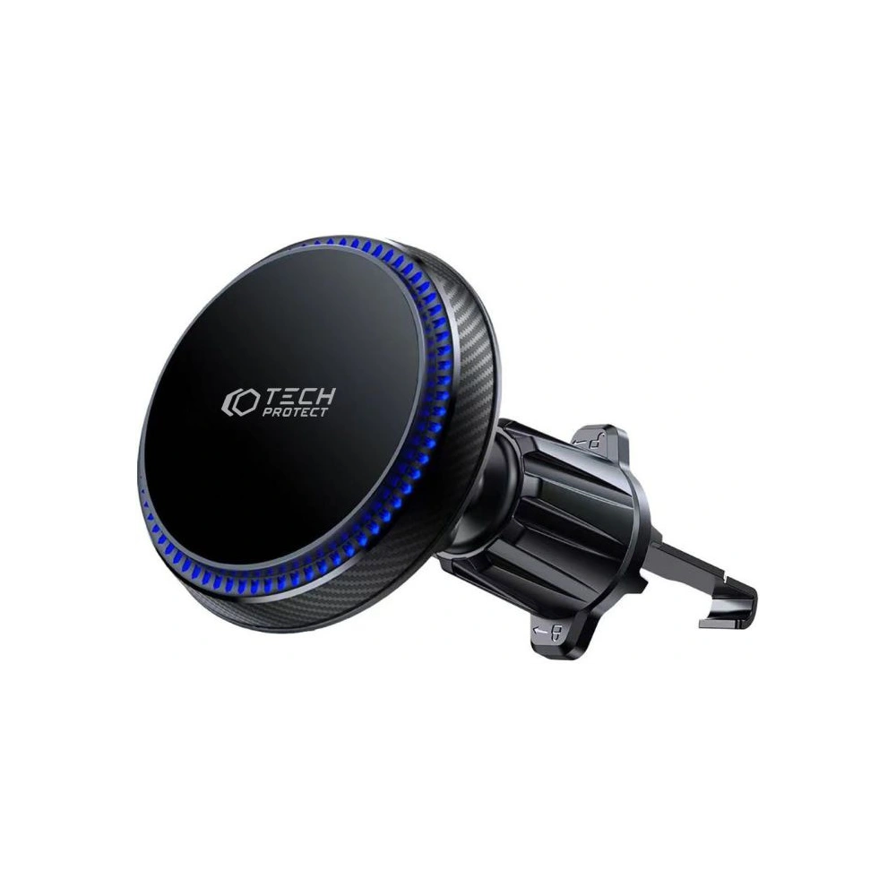 Hurtownia GSM - Auto-Halterung mit kabellosem Ladegerät Tech-Protect MM15W-V4 Magnetic Magsafe Vent Auto Halterung Kabelloses Ladegerät 15W Schwarz - THP1931 - {ean13} - Hurt