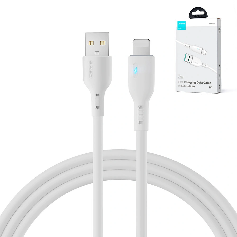 Hurtownia GSM - Kabel Joyroom S-UL012A13 USB-A/Lightning 2.4A 2m weiß - JYR730 - {ean13} - Hurt