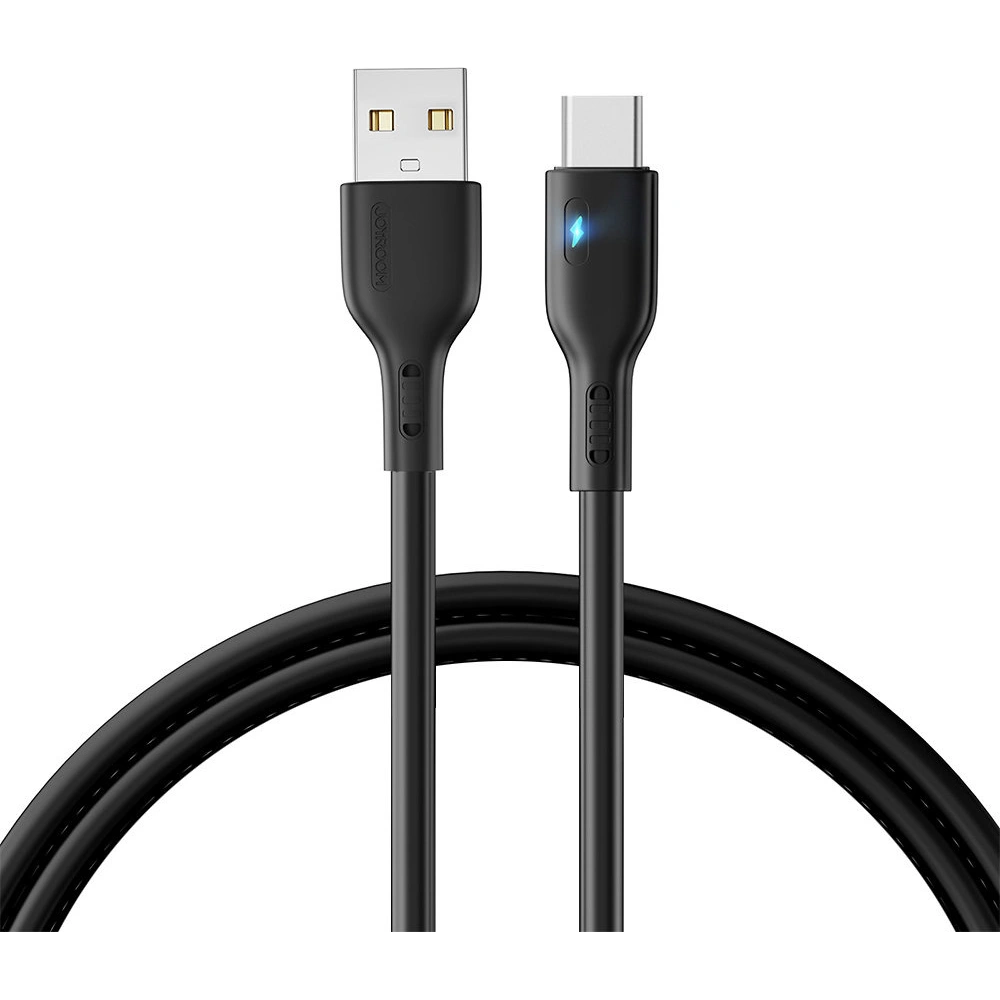 Hurtownia GSM - Kábel Joyroom S-UC027A13 USB-A/USB-C 3A 1,2m fekete - JYR731 - {ean13} - Hurt