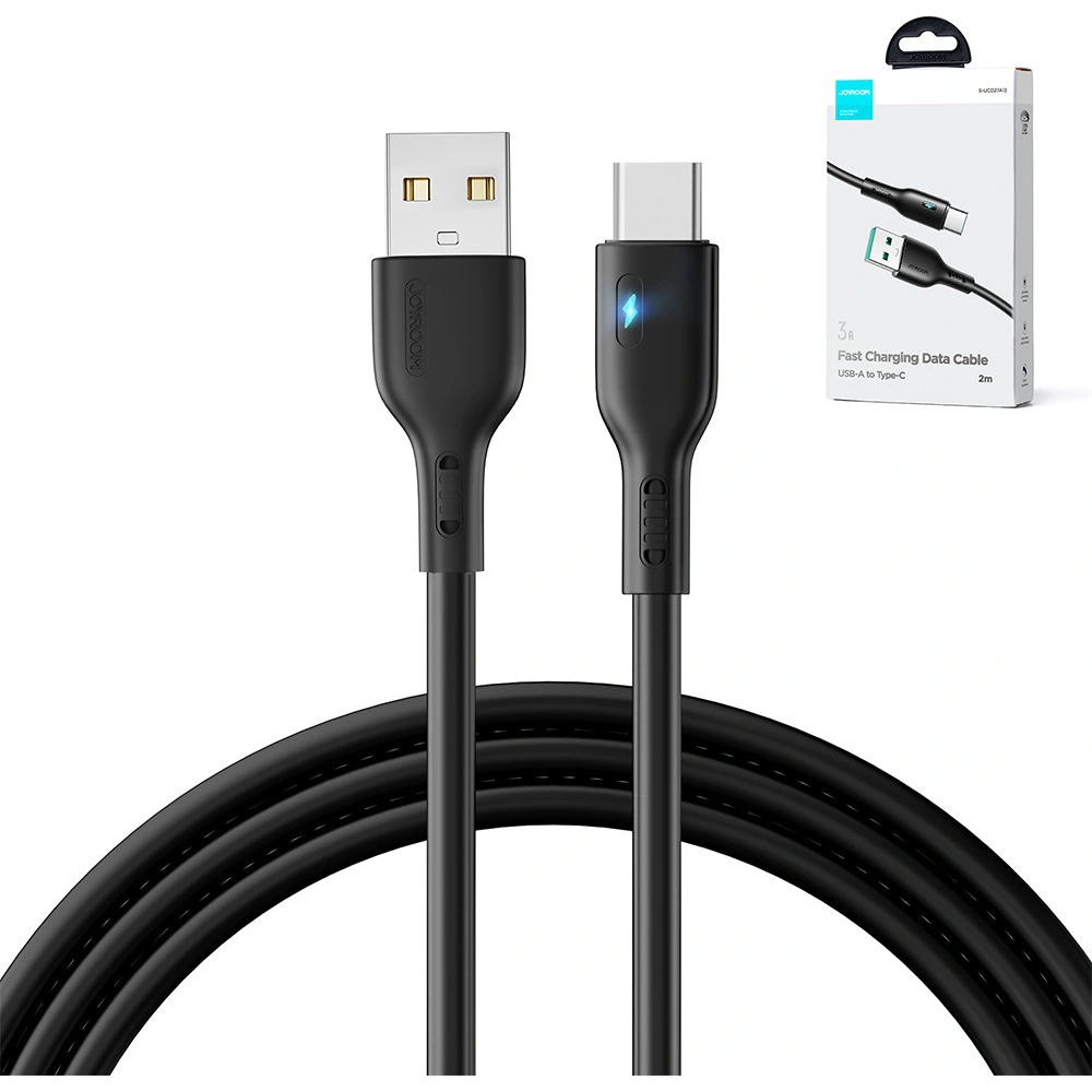 Hurtownia GSM - Kabel Joyroom S-UC027A13 USB-A/USB-C 3A 2m černý - JYR732 - {ean13} - Hurt