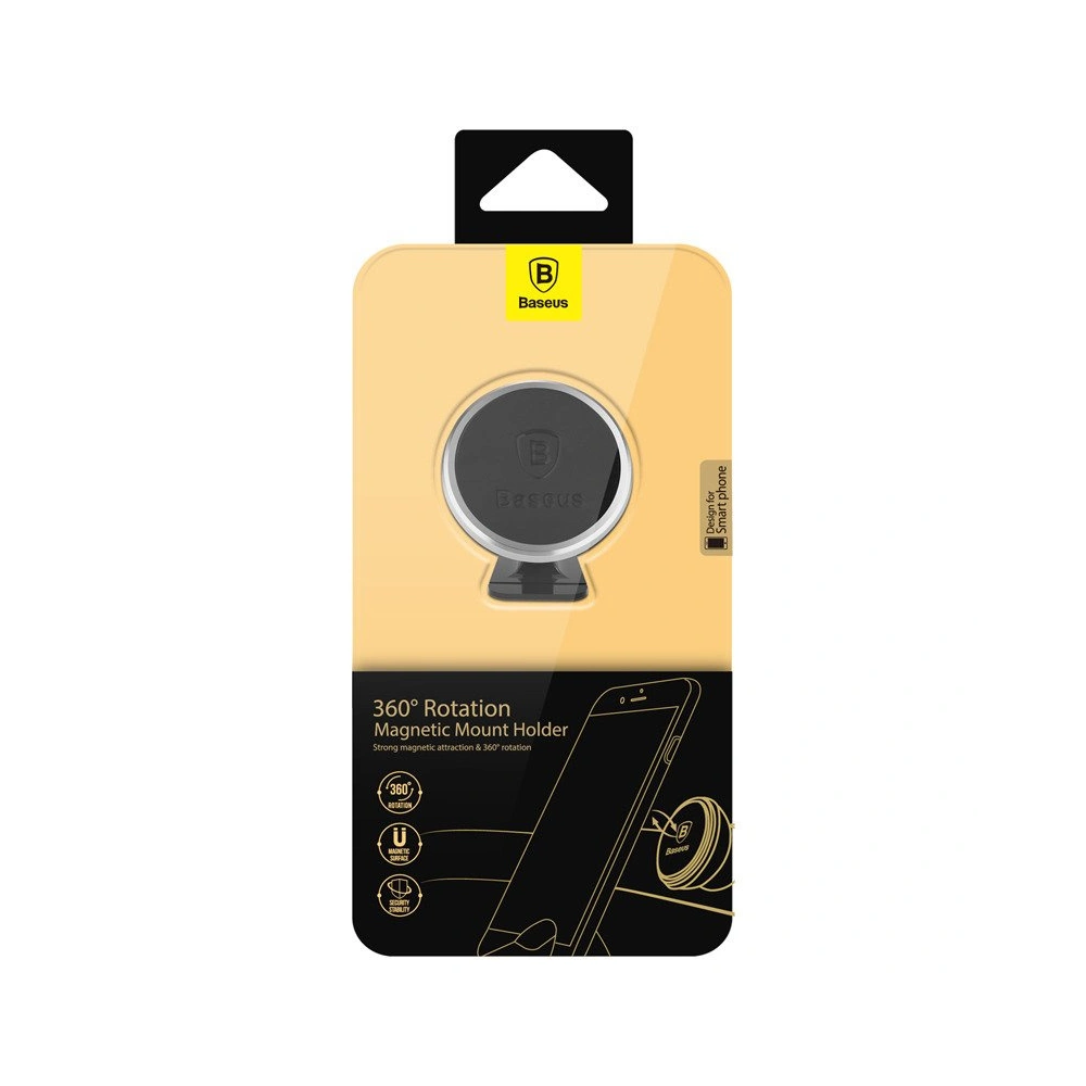 Hurtownia GSM - Următorul suport auto magnetic Baseus pentru telefon (argintiu) - BSU4036 - {ean13} - Hurt