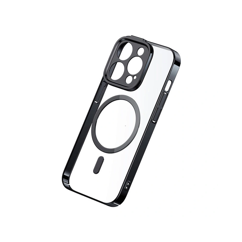 Hurtownia GSM - Etui Baseus Glitter Magnetic Apple iPhone 14 Pro Max (schwarz) + gehärtetes Glas + Reinigungsset - BSU4037 - {ean13} - Hurt