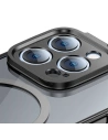 Hurtownia GSM - Etui Baseus Glitter Magnetic Apple iPhone 14 Pro Max (negru) + sticlă securizată + set de curățare - BSU4037 - {ean13} - Hurt