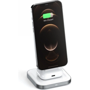 Hurtownia GSM - MagSafe vezeték nélküli töltő Satechi Magnetic 2in1 (űrszürke) - STH29 - {ean13} - Hurt