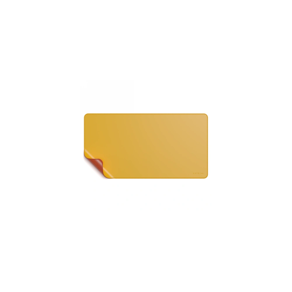 Wholesale Satechi Dual Sided Eco Leather Desk Mouse Pad Yellow/orange - STH30 - {ean13} - Hurt