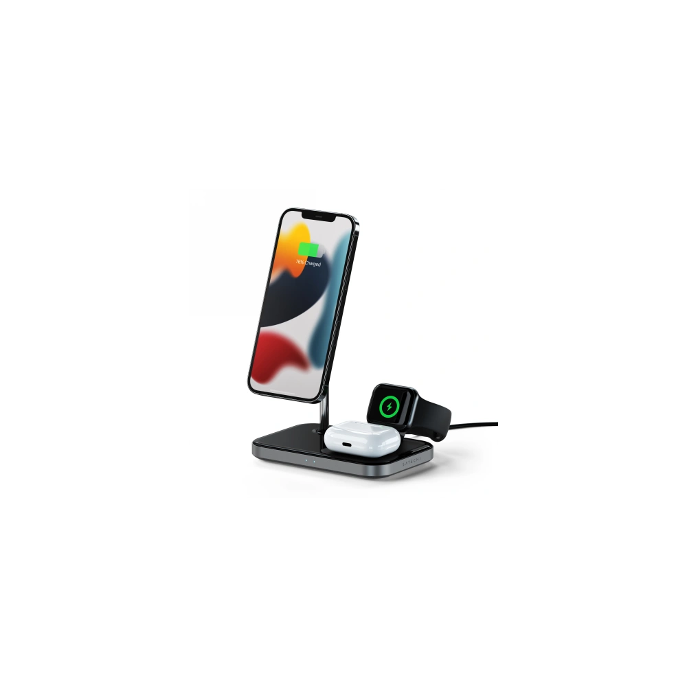 Hurtownia GSM - MagSafe vezeték nélküli töltő Satechi Magnetic 3in1 - STH33 - {ean13} - Hurt