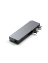 Hurtownia GSM - Adapter HUB Satechi Pro Hub mini z podwójnym USB-C do Apple MacBook (2xUSB-C, 2x USB-A, Ethernet, jack port) (space gray) - STH34 - {ean13} - Hurt