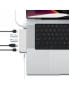 Hurtownia GSM - Adapter HUB Satechi Pro Hub mini s dvojitým USB-C pro Apple MacBook (2xUSB-C, 2x USB-A, Ethernet, jack port) (stříbrný) - STH35 - {ean13} - Hurt