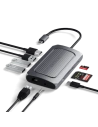 Adapter HUB Satechi Multiport USB-C (USB-C4, 3x USB-A, 8K HDMI, Ethernet, micro/SD kártyaolvasó, jack port)