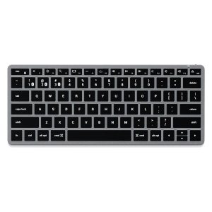 Hurtownia GSM - Kabellose Satechi Slim X1 Bluetooth-Tastatur für drei USB-C-Geräte (space gray) - STH39 - {ean13} - Hurt