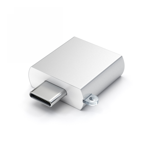 Satechi Distributor - 879961005412 - STH40 - Satechi Aluminium Hub Adapter USB-C/USB-A 3.0 (silver) - B2B homescreen