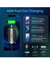 Hurtownia GSM - Auto-Ladegerät Joyroom C-A35 2-Port Auto-Ladegerät PD 45W QC 3.0 Schwarz - JYR735 - {ean13} - Hurt