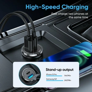 Ładowarka samochodowa Joyroom C-A35 2-port Car Charger PD 45W QC 3.0 Black