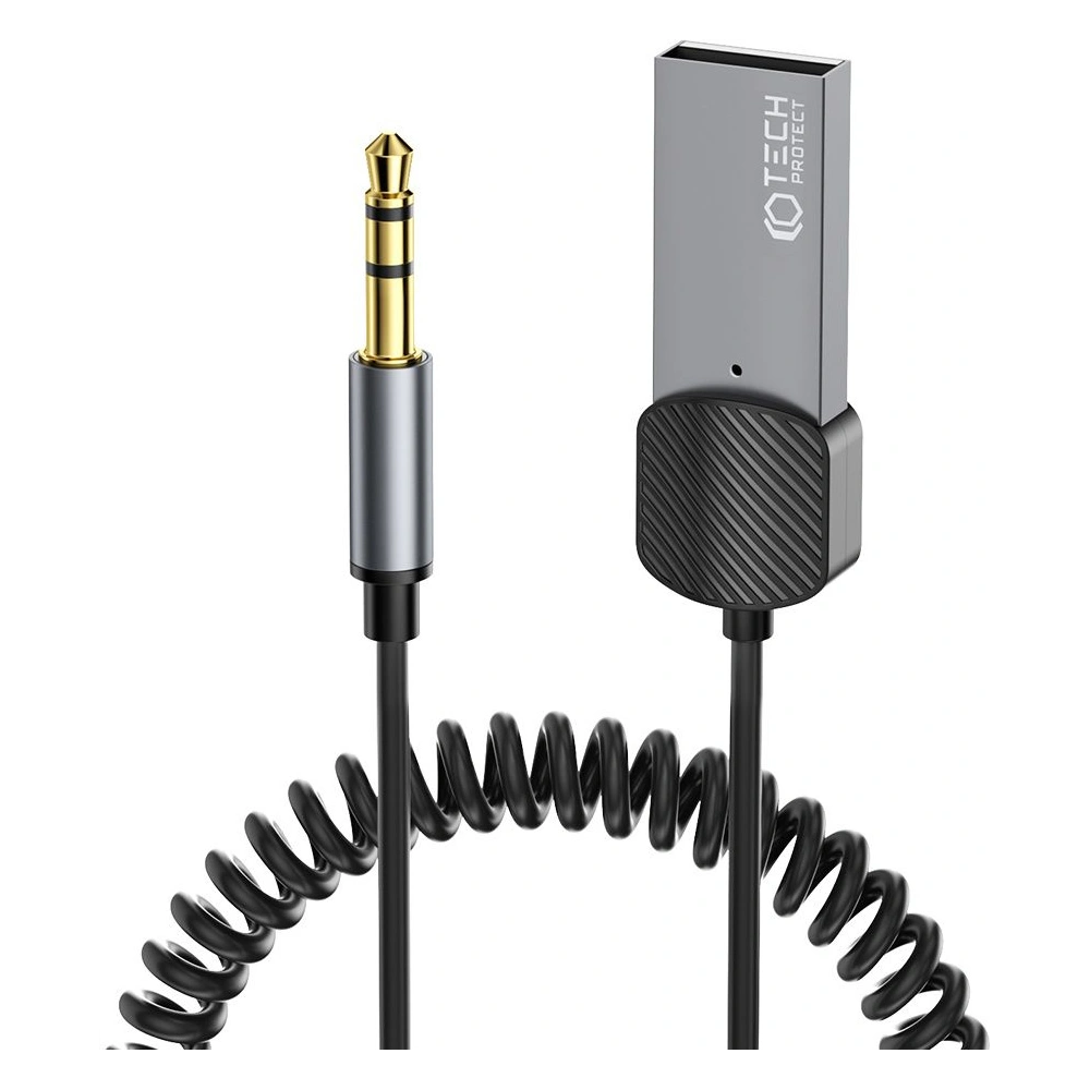 Hurtownia GSM - Kabel Tech-Protect Ultraboost Bluetooth Aux Audio Adaptér Šedý - THP1932 - {ean13} - Hurt