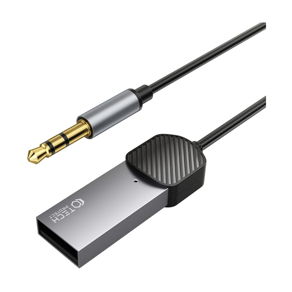Hurtownia GSM - Kabel Tech-Protect Ultraboost Bluetooth Aux Audio Adaptér Šedý - THP1932 - {ean13} - Hurt