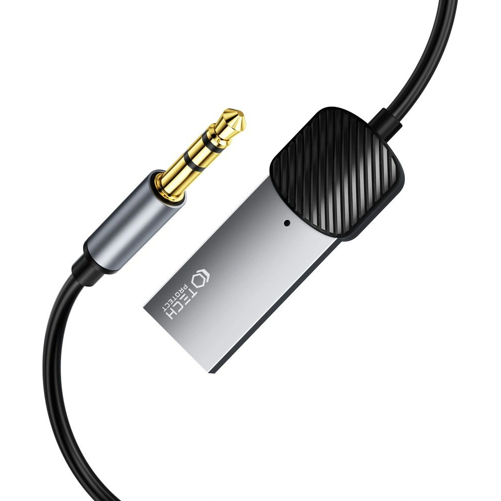 Hurtownia GSM - Kabel Tech-Protect Ultraboost Bluetooth Aux Audio Adaptér Šedý - THP1932 - {ean13} - Hurt