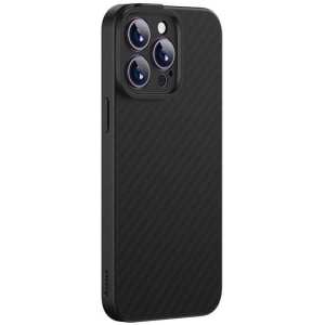 Hurtownia GSM - Etui magnetic Baseus Seria Fibra Sintetică Apple iPhone 14 Pro (negru) + sticlă securizată + set de curățare - BSU4039 - {ean13} - Hurt