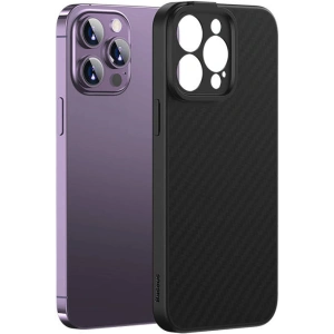 Hurtownia GSM - Etui magnetic Baseus Seria Fibra Sintetică Apple iPhone 14 Pro (negru) + sticlă securizată + set de curățare - BSU4039 - {ean13} - Hurt