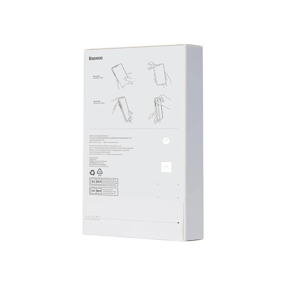 Hurtownia GSM - Etui Baseus Crystal Series Clear Apple iPhone 11 (transparent) + sticlă securizată + set de curățare - BSU4044 - {ean13} - Hurt