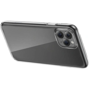 Hurtownia GSM - Etui Baseus Crystal Series Clear Apple iPhone 11 Pro (průhledné) + tvrzené sklo + čisticí sada - BSU4045 - {ean13} - Hurt