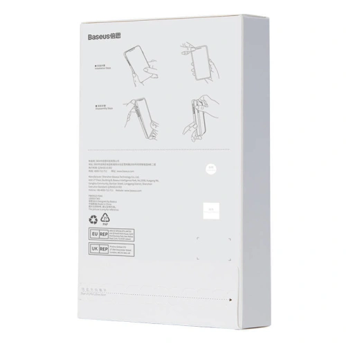 Etui Baseus Crystal Series Clear Apple iPhone 11 Pro (przeźroczyste) + szkło hartowane + zestaw czyszczący