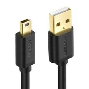 Hurtownia GSM - USB 2.0 Kabel UGREEN 10355B, männlich, mini USB, 1m - UGR1542 - {ean13} - Hurt