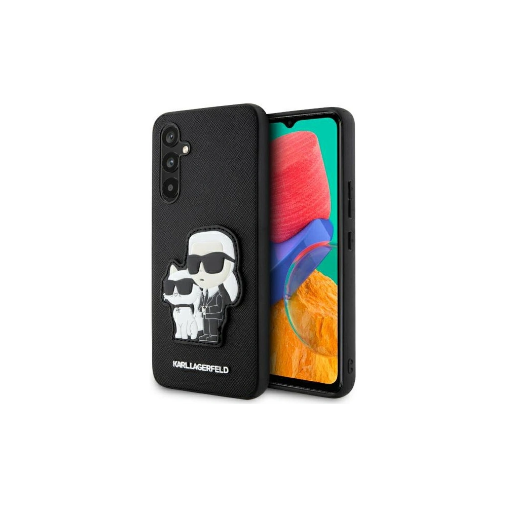 Hurtownia GSM - Etui Karl Lagerfeld KLHCA34SANKCPK Samsung Galaxy A34 5G kemény tok fekete/színes Saffiano Karl & Choupette - KLD1566 - {ean13} - Hurt