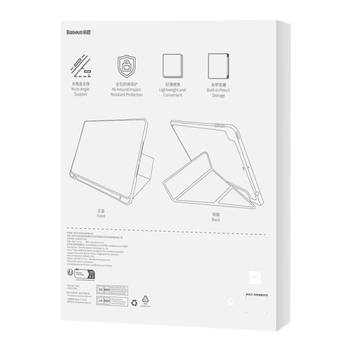 Etui Baseus Minimalist Apple iPad 10.2 2019/2020/2021 (7., 8. i 9. generacji) (białe)