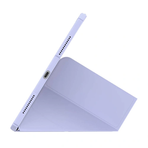 Etui Baseus Minimalist Apple iPad Air 10.9 2020/2022 (4. i 5. generacji) / iPad Air 11 2024 (6. generacji) (fioletowe)