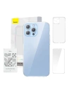 Etui Baseus Crystal Clear Apple iPhone 13 Pro Max (průhledné) + tvrzené sklo + čisticí sada