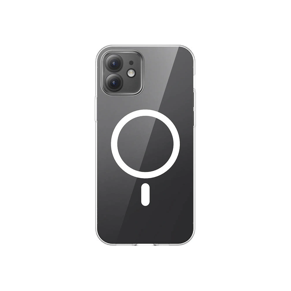 Hurtownia GSM - Etui Baseus Magnetic Crystal Clear Apple iPhone 12 (transparent) + sticlă securizată + set de curățare - BSU4069 - {ean13} - Hurt