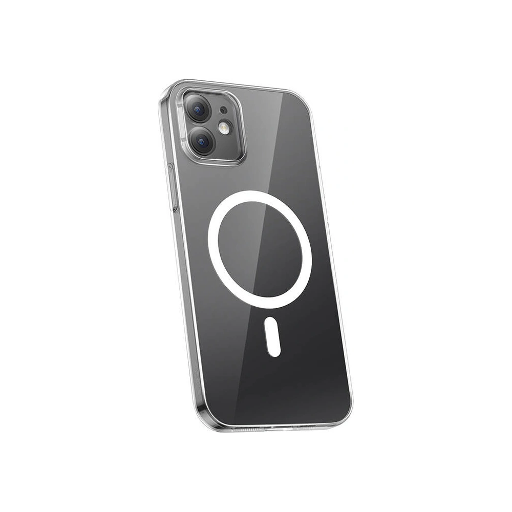 Hurtownia GSM - Etui Baseus Magnetic Crystal Clear Apple iPhone 12 (transparent) + sticlă securizată + set de curățare - BSU4069 - {ean13} - Hurt