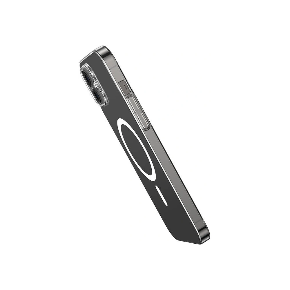 Hurtownia GSM - Etui Baseus Magnetic Crystal Clear Apple iPhone 12 (transparent) + sticlă securizată + set de curățare - BSU4069 - {ean13} - Hurt