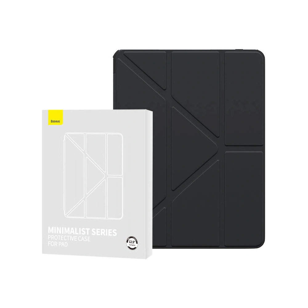 Hurtownia GSM - Etui Baseus Minimalista Apple iPad Pro 12.9 2020/2021/2022 (4., 5. és 6. generáció) (fekete) - BSU4072 - {ean13} - Hurt