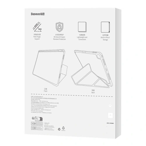 Etui Baseus Minimalist Apple iPad Pro 12.9 2020/2021/2022 (4., 5. i 6. generacji) (jasno niebieski)