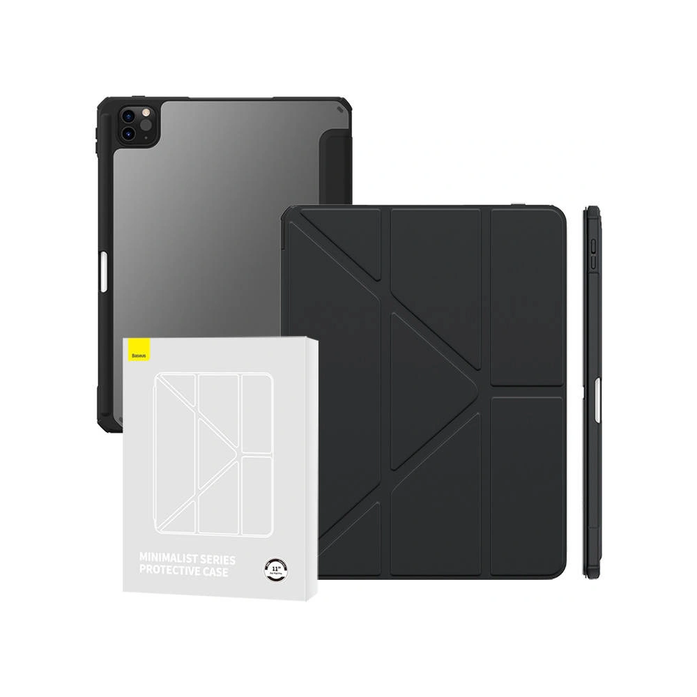 Hurtownia GSM - Etui Baseus Minimalista Apple iPad Pro 11 2018/2020/2021/2022 (1., 2., 3. és 4. generáció) (fekete) - BSU4074 - {ean13} - Hurt