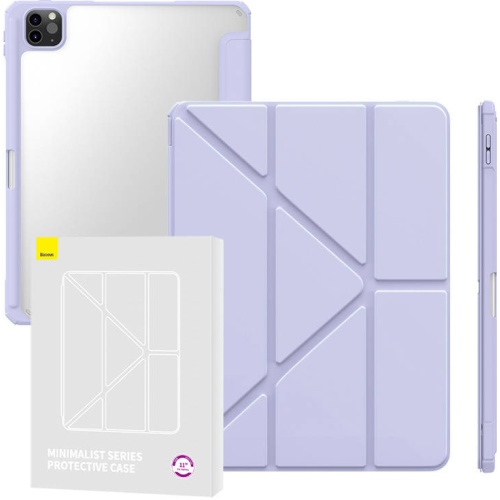 Baseus Distributor - 6932172631031 - BSU4077 - Baseus Minimalist Apple iPad Pro 11 2018/2020/2021/2022 (1, 2, 3, 4 gen) (purple) - B2B homescreen
