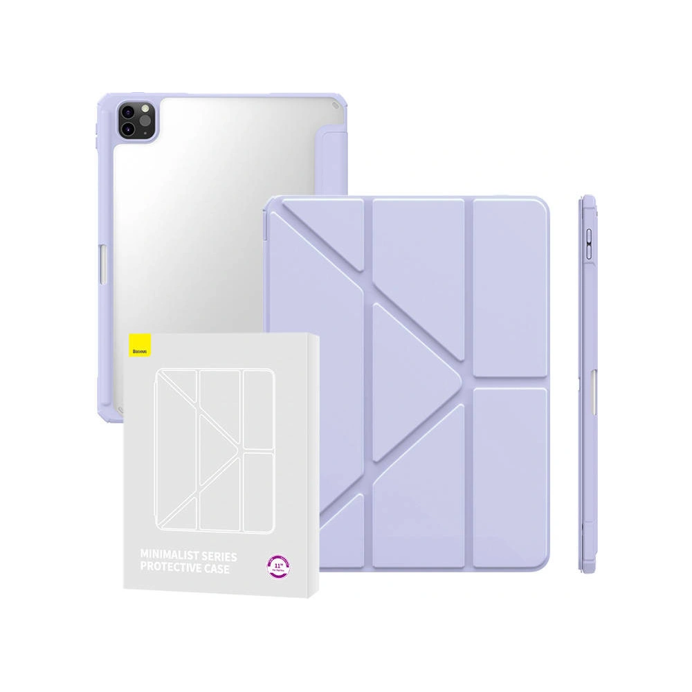 Hurtownia GSM - Etui Baseus Minimalista Apple iPad Pro 11 2018/2020/2021/2022 (1., 2., 3. és 4. generáció) (lila) - BSU4077 - {ean13} - Hurt