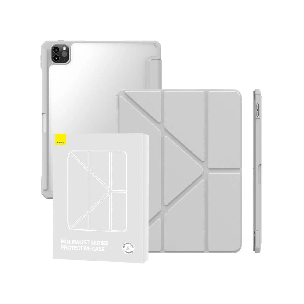 Hurtownia GSM - Etui Baseus Minimalista Apple iPad Pro 11 2018/2020/2021/2022 (1., 2., 3. és 4. generáció) (szürke) - BSU4078 - {ean13} - Hurt