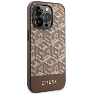 Hurtownia GSM - Etui Guess GUHMP14LHGCFSEW Apple iPhone 14 Pro maro/brown hard case GCube Stripes MagSafe - GUE2543 - {ean13} - Hurt