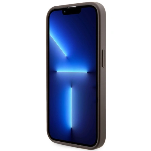 Etui Guess GUHMP14LHGCFSEW Apple iPhone 14 Pro brązowy/brown hard case GCube Stripes MagSafe