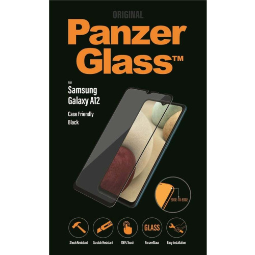 PanzerGlass Distributor - 5711724072512 - PZG390 - PanzerGlass E2E Regular Samsung Galaxy A12 black/black - B2B homescreen