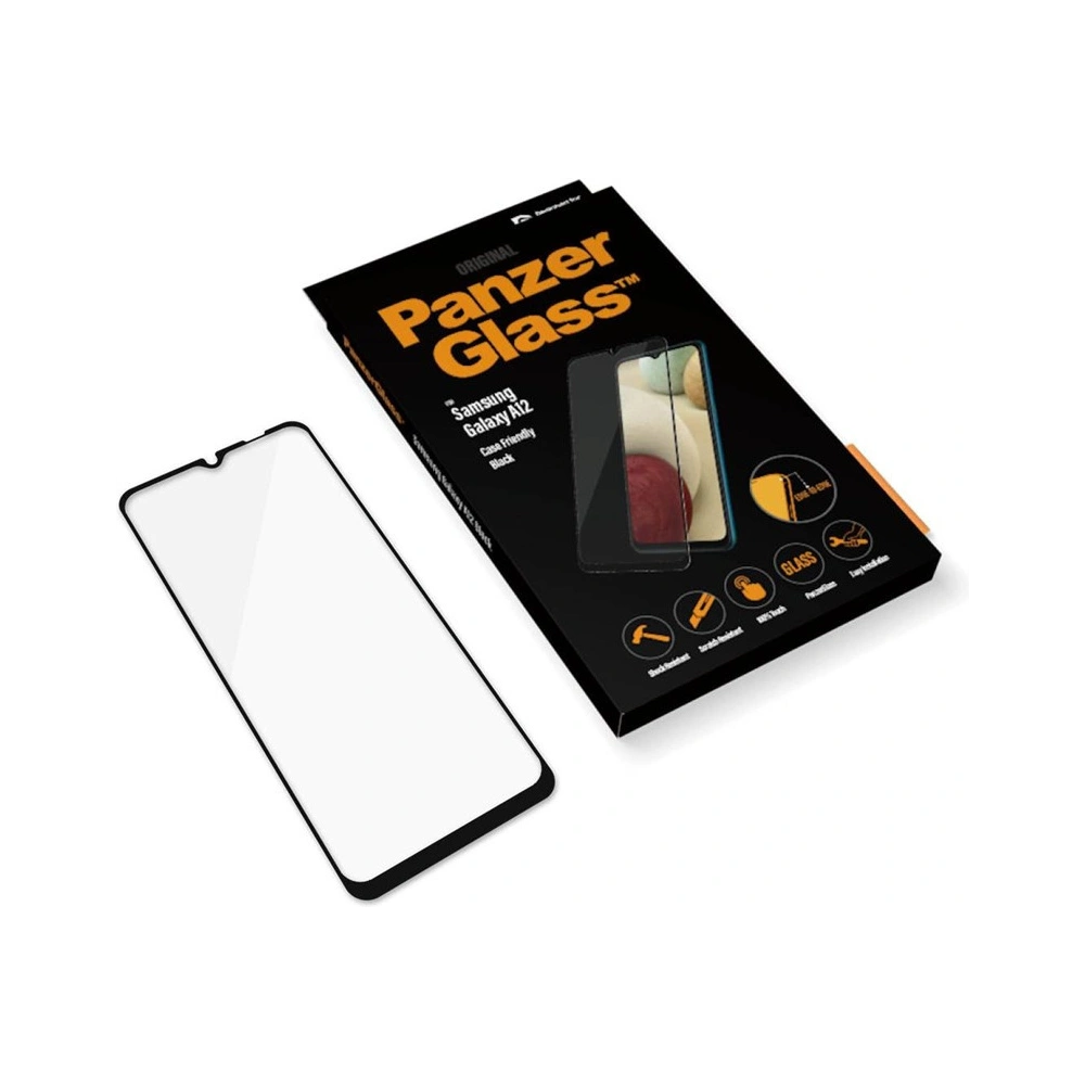 Hurtownia GSM - Hartglas PanzerGlass E2E Regular Samsung Galaxy A12 schwarz/czarny - PZG390 - {ean13} - Hurt