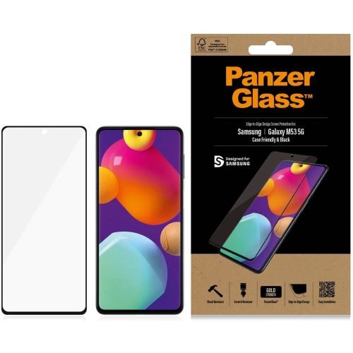 PanzerGlass Distributor - 5711724073076 - PZG388 - PanzerGlass E2E Regular Samsung Galaxy M53 Case Friendly black - B2B homescreen