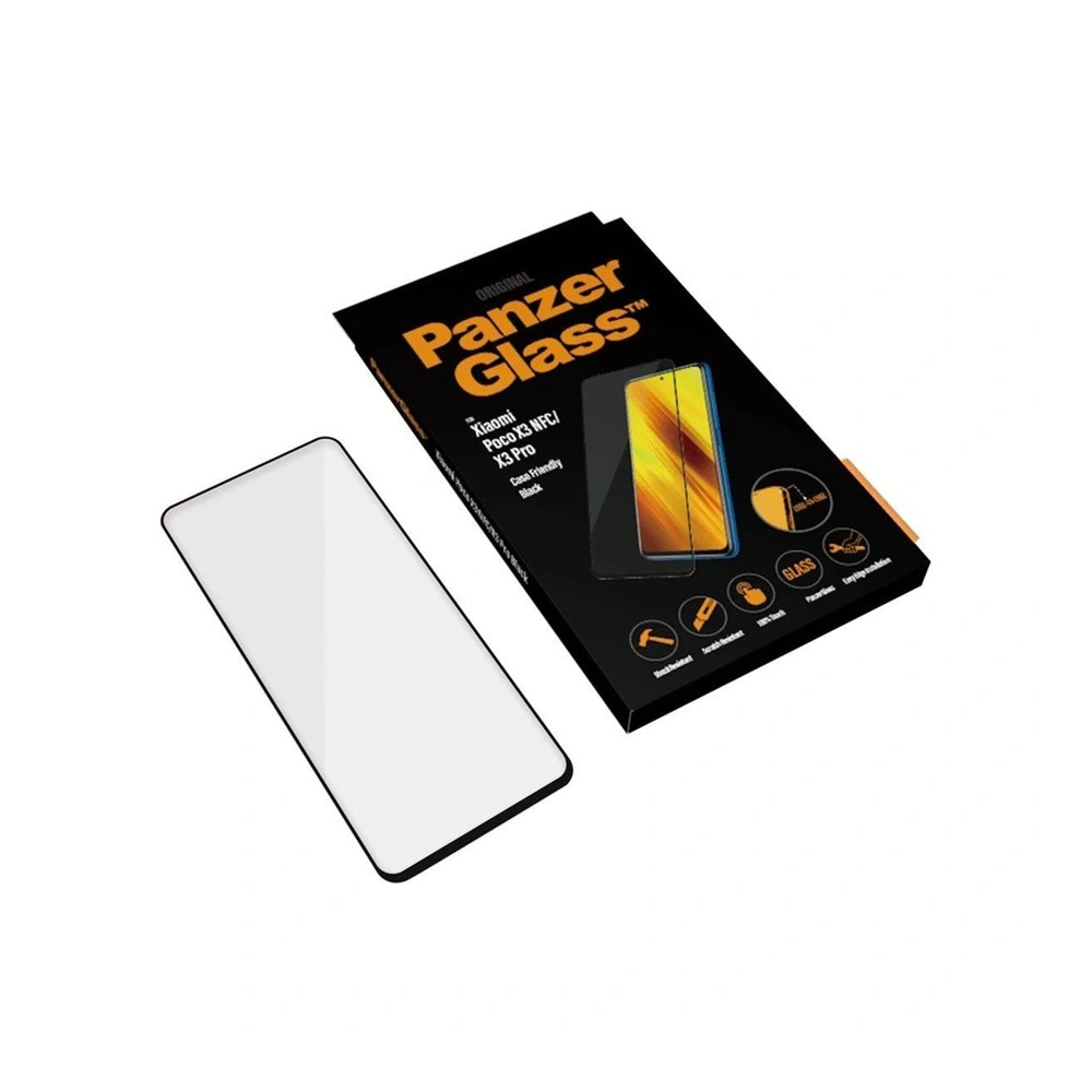 Hurtownia GSM - Gehärtetes Glas PanzerGlass E2E Regular Xiaomi Poco X3 NFC/X3 Pro Case Friendly schwarz/black - PZG391 - {ean13} - Hurt